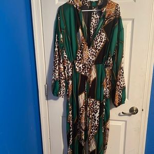 Shein Silk-Feel Jumpsuit - NWOT